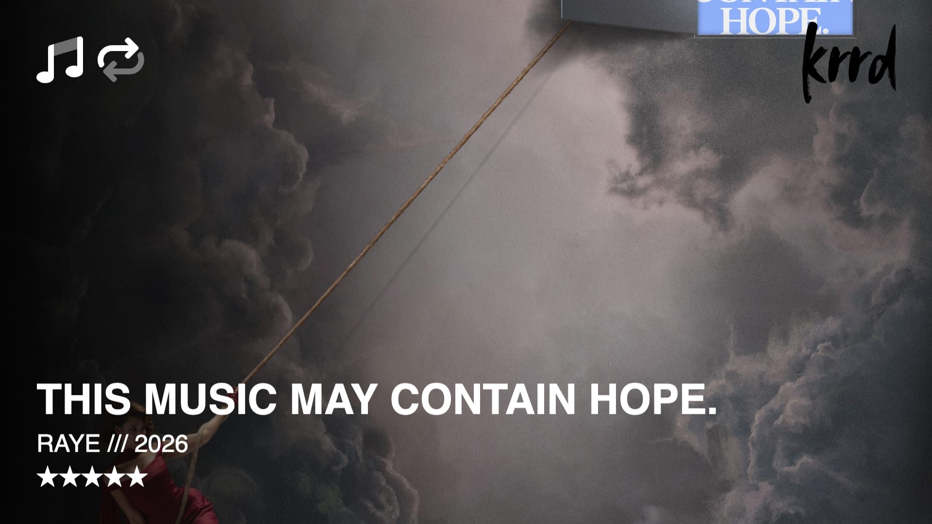 THIS MUSIC MAY CONTAIN HOPE. — RAYE, 2026 — ★★★★★